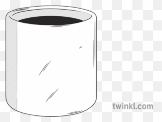 Cylinder Plant Pot Maths Gardening Beyond Black And White - Cylinder Png,Cylinder Png