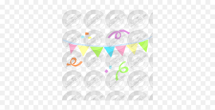 Party Banner Stencil For Classroom - Dot Png,Party Banner Png