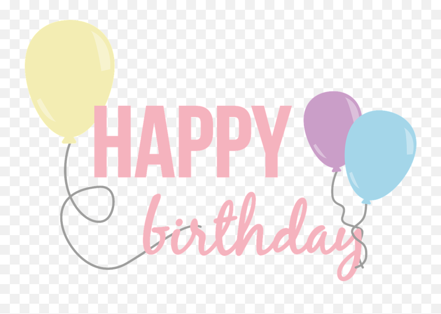Happy Birthday Balloons - Free Vector Graphic On Pixabay Happy Birthday Png,Happy Birthday Logo Png