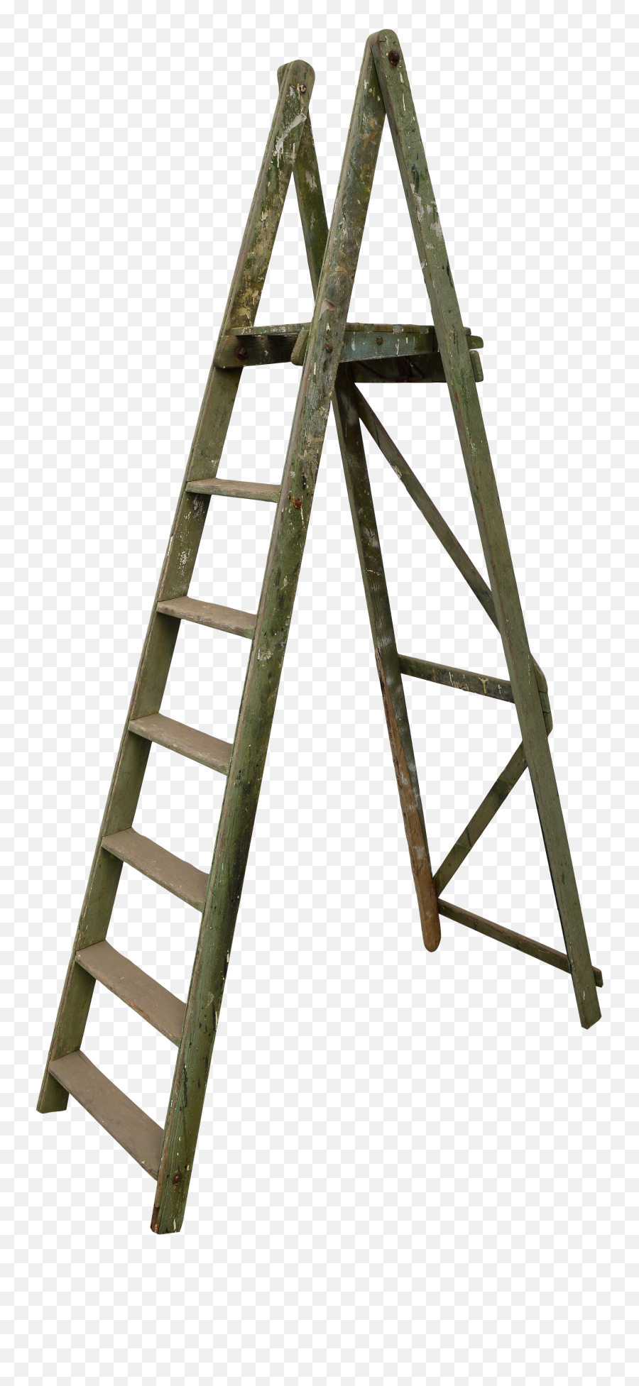 1940s Vintage Garden Ladder - Ladder Png,Ladder Png