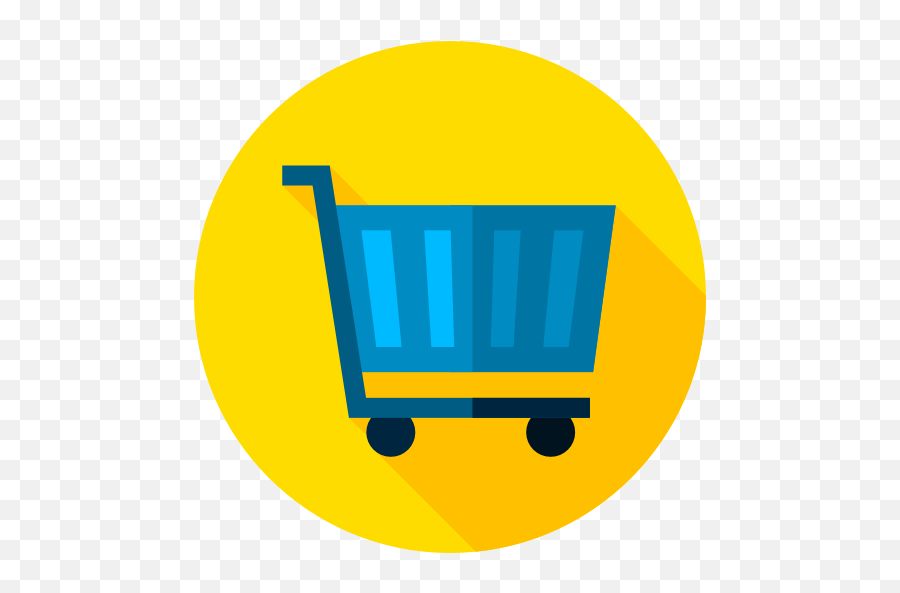 Shopping Cart - Free Commerce Icons Yellow Shopping Trolley Symbol Png,Shopping Cart Icon Png