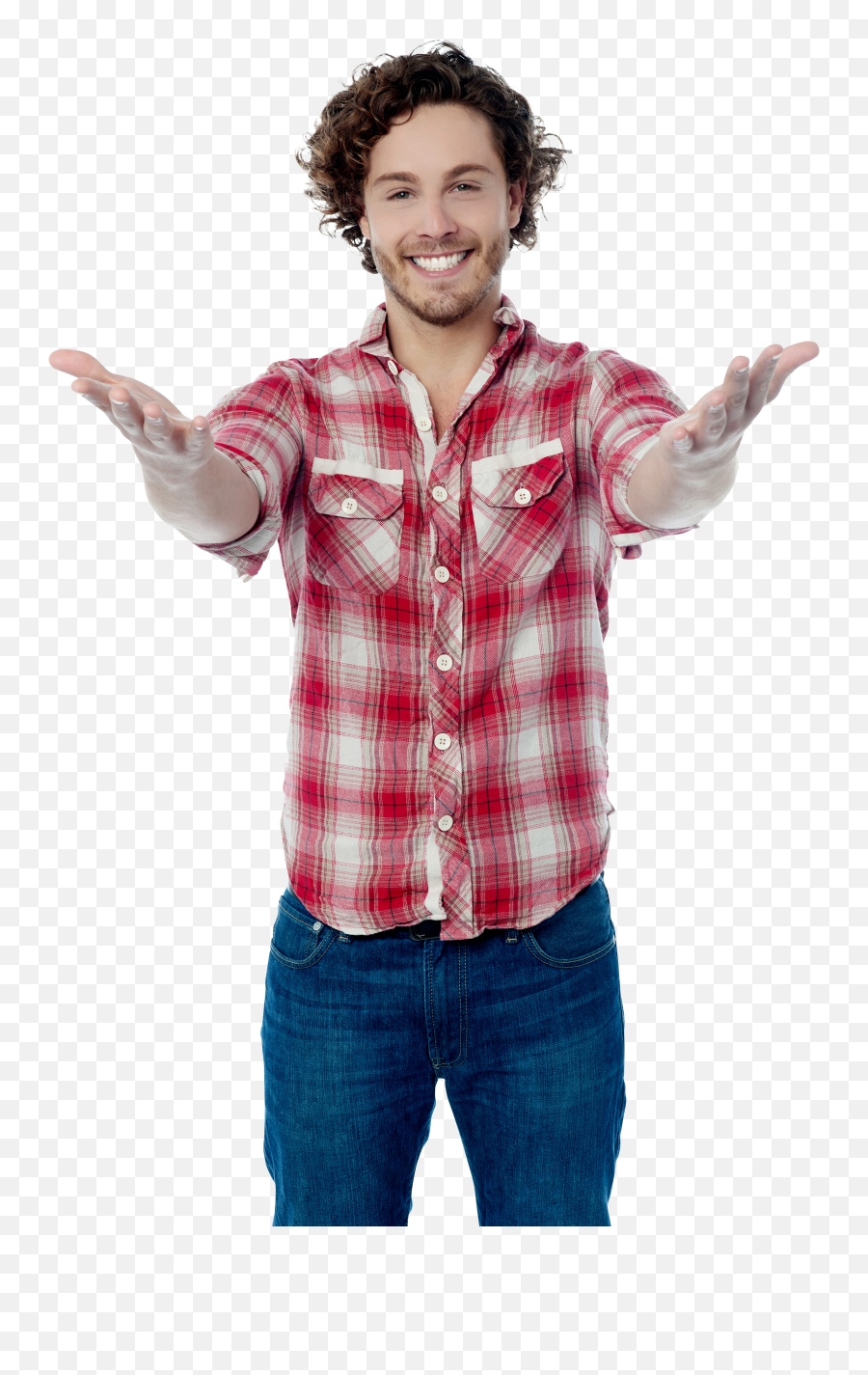 Men Pointing Front Png Image Casual Mens Tops - Front Standing Man Png,People Pointing Png