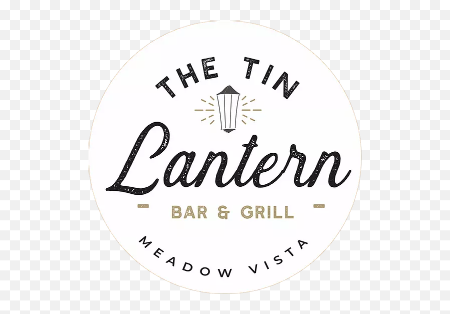 The Tin Lantern Bar U0026 Grill Meadow Vista Ca - Language Png,Black Lantern Logo