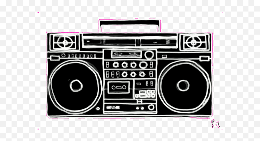 Boombox Stickers For Android Ios - Ghettoblaster Gif Png,Boombox Transparent