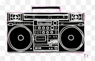Boombox Stickers For Android Ios - Ghettoblaster Gif png