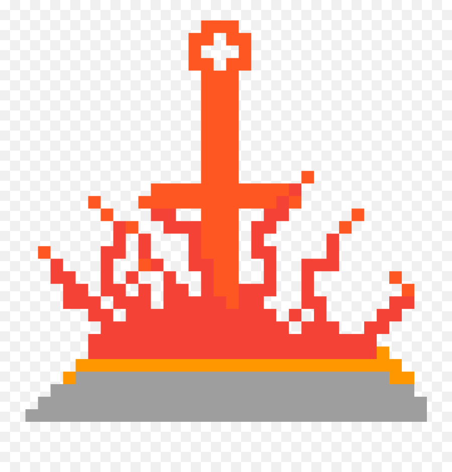 Download Dark Souls Bonfire - Small Pixel Art Star Png,Dark Souls Bonfire Png