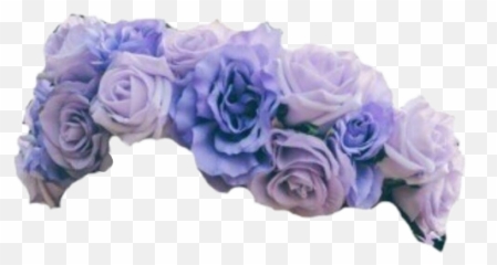 Rainbow Flower Crown Png - Transparent Background Purple