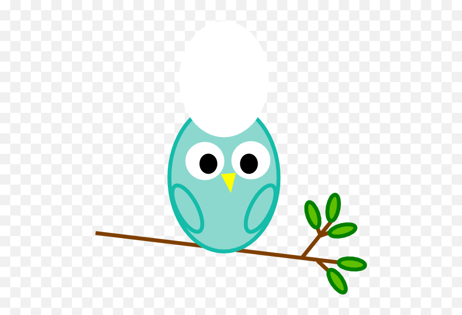 Mint Owl Clip Art - Vector Clip Art Online Owl Clip Art Png,Mint Icon