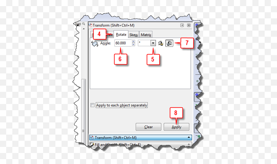Inkscape Rotate Or Flip Objects - Dot Png,Flip Over Icon
