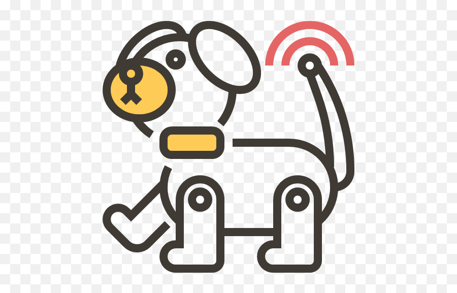 Artificial Intelligence Automaton Brain Dog Robotics Png Colors Icon