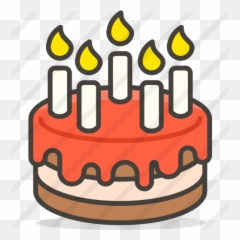 Birthday Cake - Free food icons Cake Emoji Transparent png
