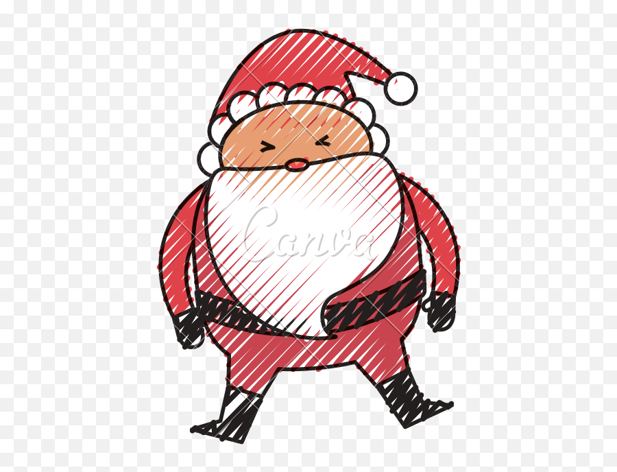 Cute Santa Claus Cartoon Vector Icon Illustration - Cute Santa Claus Png,Santa Claus Icon