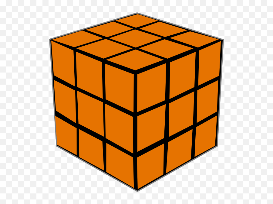 Download All Orange Rubix Cube Png Image With No Background - Cube Clipart Png,Rubik's Cube Icon