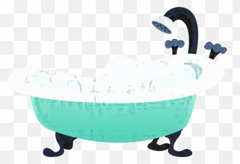 Clip Art Baths Portable Network - Bath Clipart Transparent Background Png,Transparent Bathtub