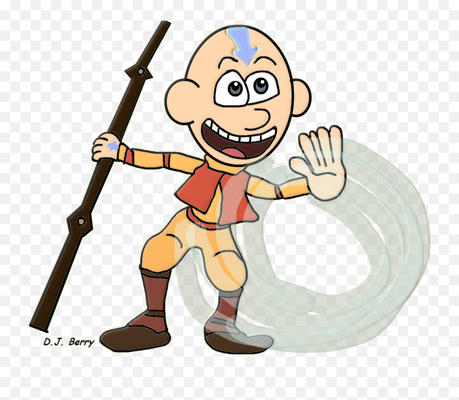 Aang Clipart - Fictional Character Png,Aang Icon