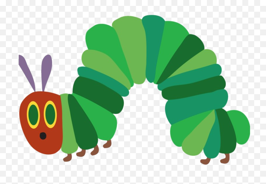 Caterpillar Transparent Background - Very Hungry Caterpillar Clipart Png,Caterpillar Transparent Background