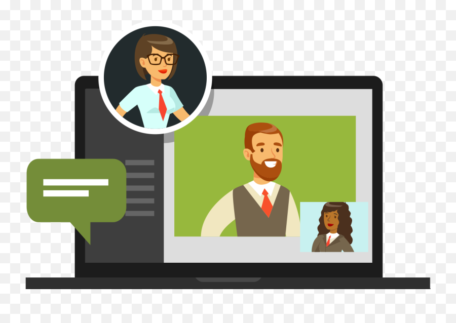 Virtual Career Fairs Jobspeaker - Worker Png,Facetime Icon Vector