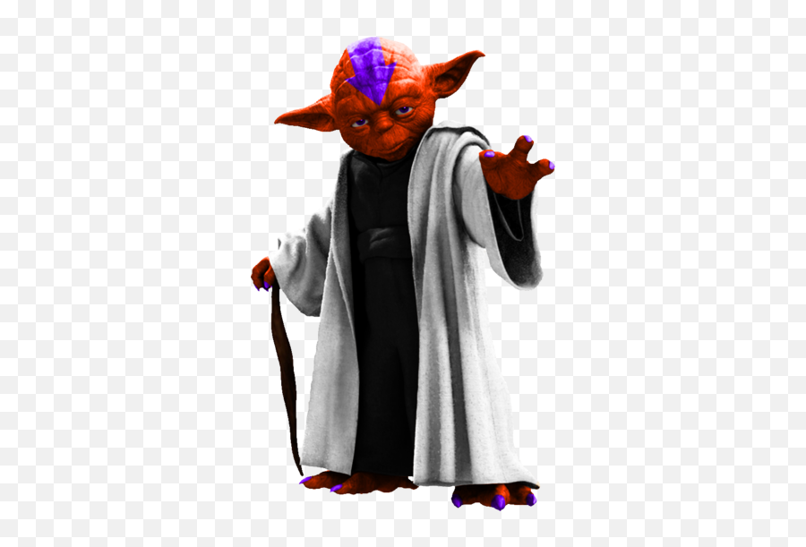 Orange Yoda Fantendo - Nintendo Fanon Wiki Fandom Star Wars Yoda In Robe Png,Yoda Png