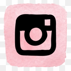 The Snowflakes U2014 Mk West - Pink Watercolor Instagram Logo png