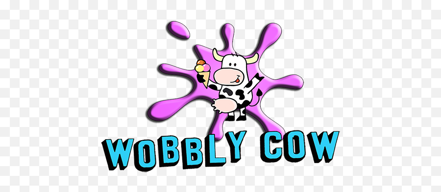 Wobbly Cow Logo - Wobbly Cow Graphic Design Png,Cow Logo