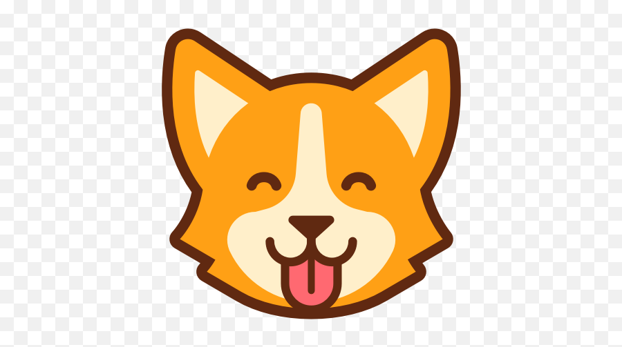 Download Corgi Butt Png - Cute Cartoon Dog Face Png Image Cute Transparent Cartoon Dog,Dog Face Png