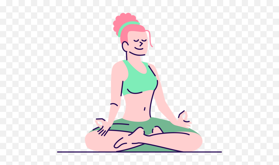 Yoga Practice Illustrations Images U0026 Vectors - Royalty Free For Women Png,Yoga Icon Transparent