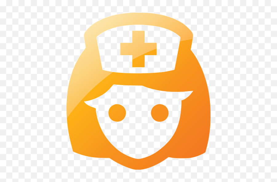 Web 2 Orange Nurse Icon - Free Web 2 Orange User Icons Web Blue Nurse Icon Png,Nurse Icon Images