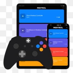 Miditrol - The controller for wireless gamepads png