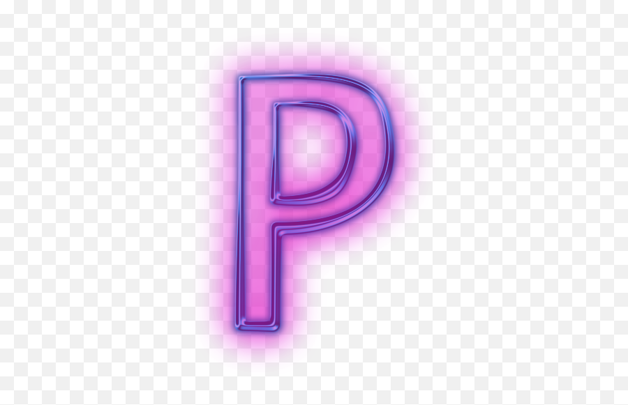 E Neon Transparent Png Clipart Free - Neon Letter P Png,P Png