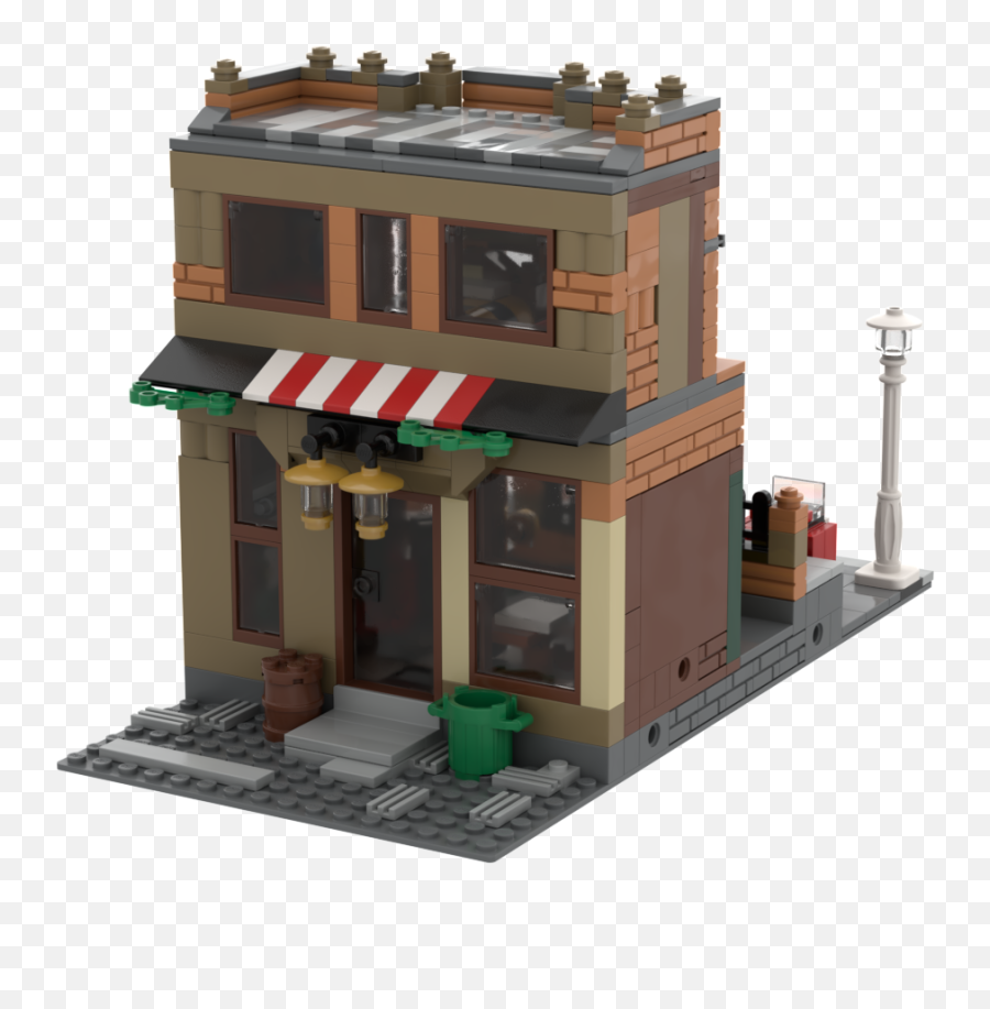 Lego Moc - 38490 Modular Popu0027s Barber Shop From Marvelu0027s Luke House Png,Luke Cage Png