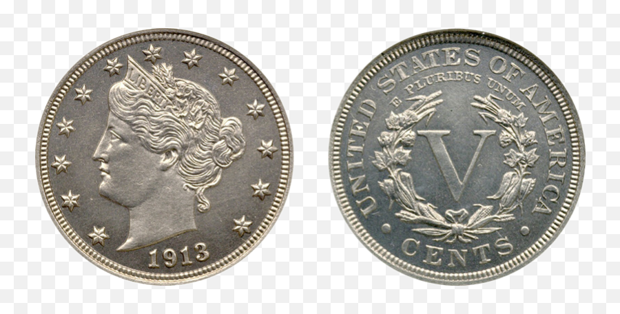 1913 Eliasberg Liberty Head Nickel - Rare Coins Us Png,Nickel Png