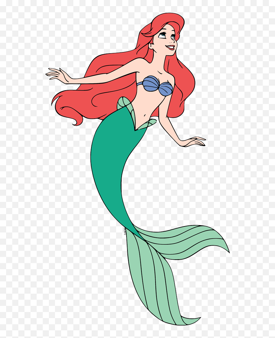 Mermaid Ariel Clip Art Disney Galore - Ariel Clipart Png,Ariel Png