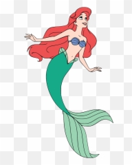 Mermaid Ariel Clip Art Disney Galore - Ariel Clipart Png,Ariel Png