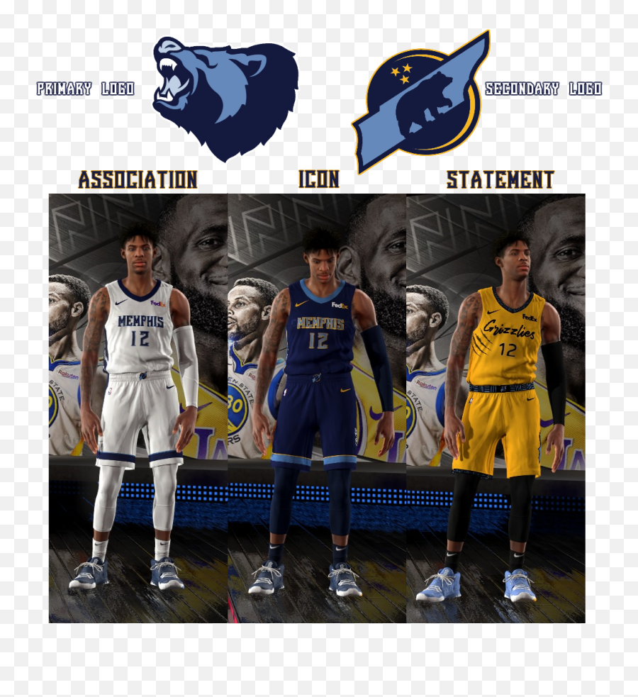 Nlsc Forum U2022 Rebrand The Nba Concept Grizzlies V2 Update - Dribble Basketball Png,Nba Player Logos