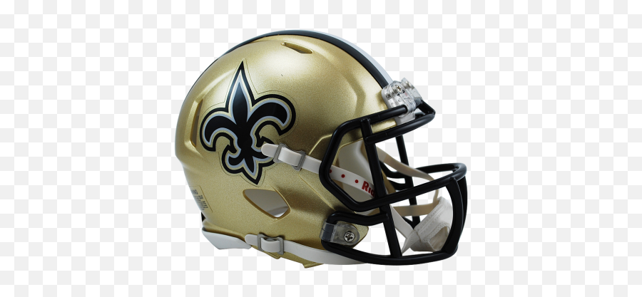 New Orleans Saints Replica Mini Speed - New Orleans Saints Helmet Png,New Orleans Saints Logo Png