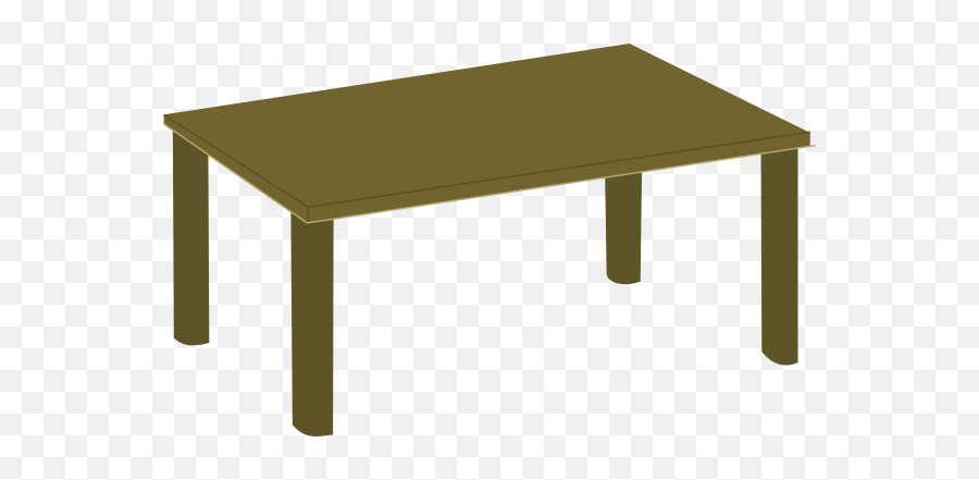 Wooden Table Clipart - Table Clipart Png,Wood Table Png