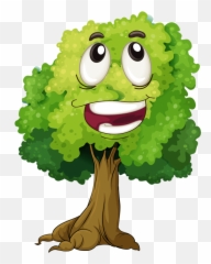 Tree Stock Illustration Clip Art - Cartoon tree png download With Face