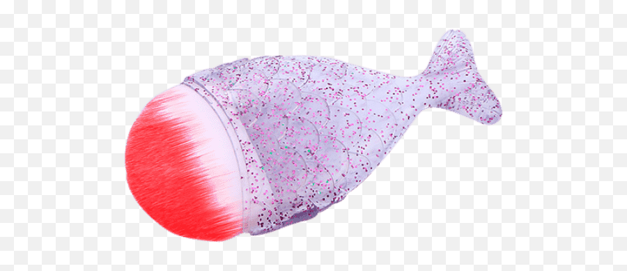 Shimmering Mermaid Tail Makeup Brush Blue Green Pink And White Pinkish Purple - Halibut Png,Mermaid Tail Png