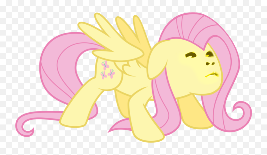 1003245 - Mlp Fluttershy Scared Png,Fluttershy Png