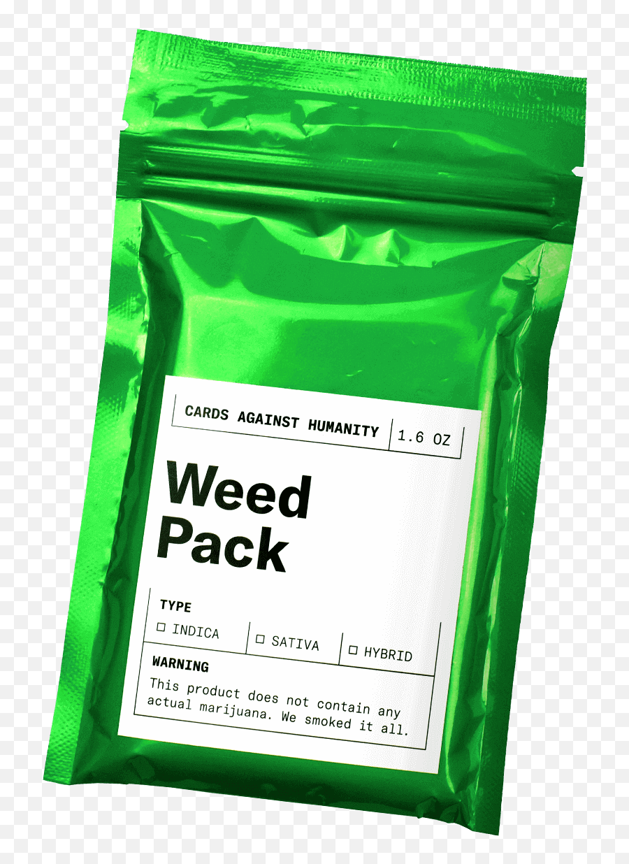 Cards Against Humanity Weed Pack Cah Expansion - Cards Against Humanity Types Png,Marijuana Png