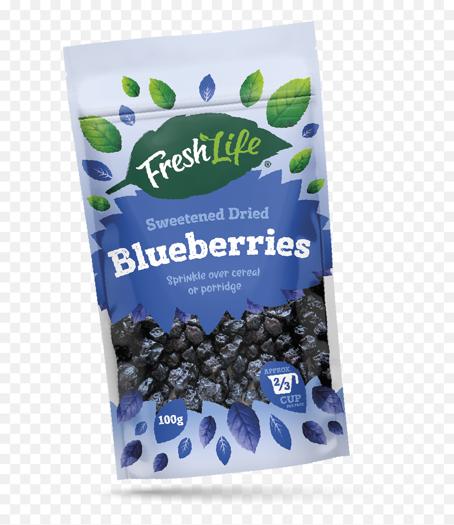 Sweetened Dried Blueberries U2014 Fresh Life - Pack Raisin Png,Blueberries Png