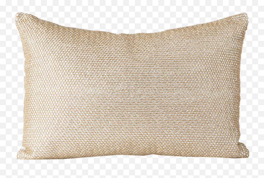 Download Metallic Gold Embroidered - Cushion Png,Chainmail Png