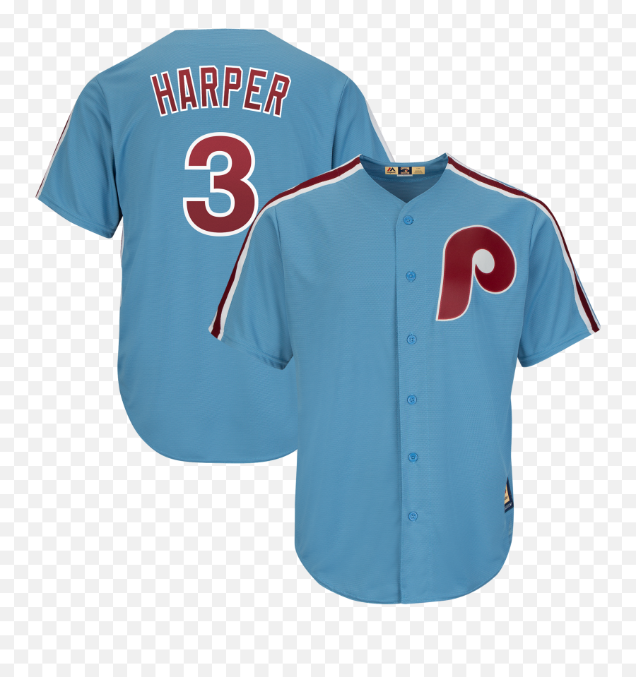 Bryce Harper Philadelphia Phillies - Old Phillies Jersey Png,Bryce Harper Png