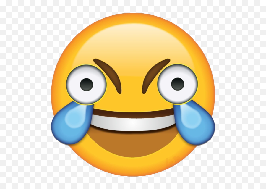 Crying Laughing Emoji Png Photos - Distorted Laughing Emoji Transparent,Laughing Face Png