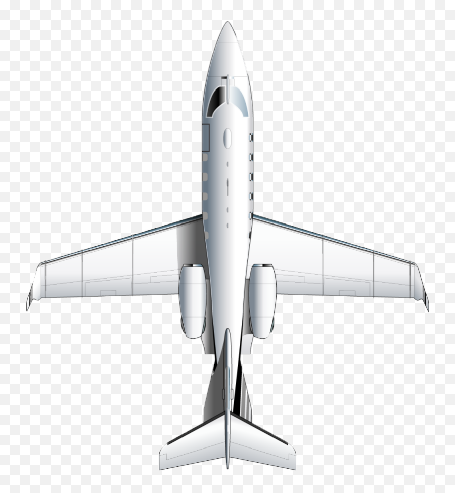 Private Jet Charter - Plane Top View Png,Airplane Emoji Png