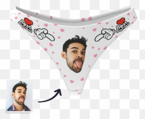 Womenu0027s Custom Face Thong Panty - Best Boyfriend Boyfriend Thong Png,Panties Png