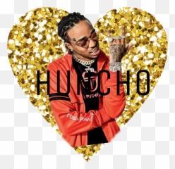 Download Hd Quavo Sticker - Heart Png,Quavo Png