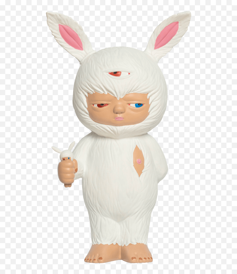 The Toy Chronicle Baby Rabbit By Alex Face X Mighty Jaxx - Baby Rabbit By Alex Face Png,All Might Face Png