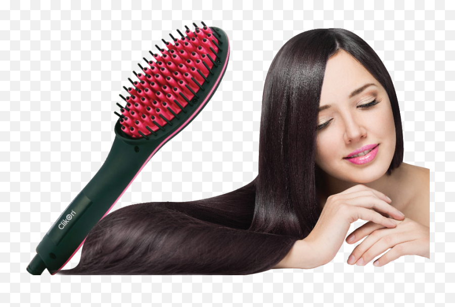 Ionic Hair Straightener Brush - Ck 3259 Clikon World Hair Straightener Brush Cover Png,Hair Brush Png