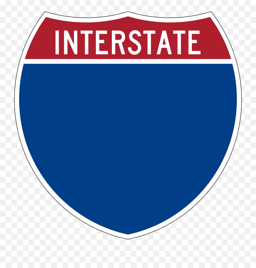 Blank Interstate Highway Sign - Interstate Png,Highway Sign Png